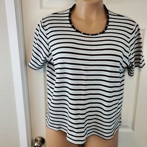 Moving Bleu Striped Top
